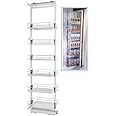 XEMQENER Heavy Duty Kitchen Pull Out Wire Baskets Base Storage Unit, Slide Out Kitchen Utensil Holder Rack Larder Drawers Origanize With Buffer (for 300mm Width, 2 Pcs