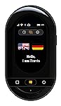 Travis Touch - Traduttore Smart con 105 Lingue, Schermo Touch, 4G LTE, Hotspot, Ricarica Wireless