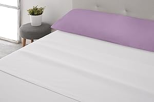 Degrees Home Collection – Funda de Almohada 90x45 – Microfibra Extra Suave 100% Poliéster – Transpirable, Hipoalergénica y Lavable – Lila