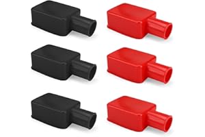 JANDH 3 Set Coperchio di Protezionedel Terminale, Copri Batteria Auto, Tappi per Terminali Batteria, Utilizzato per Prevenire Incidenti da Cortocircuito Causati da Piccoli Animali e Corpi Estranei