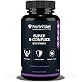 NutritJet Vitamin B Complex with 100% RDA B1, B2, B3, B5, B6, B7, B9 & B12 | Vitamin B Complex Supplements for Men & Women - 120 Veg Tablets