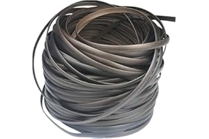 LUKLOY Mhome - Matériau de réparation en rotin tressé en plastique pour meubles de jardin, terrasse, meubles en osier durable - Kit de réparation de table (café dégradé)