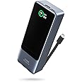 20,000mAh Power Bank, Power Bank Fast Charging for Laptop with 100W Output, Battery Pack with Smart Display, USB-C and USB-A Port, iPhone 16/15/14/13 Series, Samsung Galaxy, and More