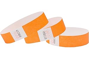 Cintapunto® – Confezione da 1000 pezzi, braccialetti in tyvek, 19 mm, per entrata locali, festival