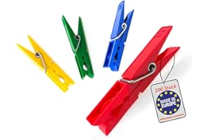 TEGRA SILUK_ Wäscheklammern Klammern Wäscheklammer Kunststoff farbig (200) (200)