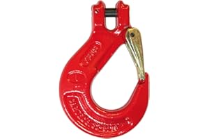 HZ HEBEN-ZURREN Gabelkopfhaken GK8 WLL 1120 Kg 6mm Zurrkette Kettenhaken Forsthaken Sicherheitshaken Lasthaken für Anschlagkette Forstkette