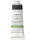 Charbonnel - Inchiostro per stampa rotocalco altamente pigmentato, eccellente resistenza alla luce, vegano, colori vivaci, resistente all'invecchiamento, vaso da 200 ml, verde medio