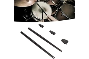 JOPWKUIN Ensemble de batterie virtuelle, ensemble de baguettes de batterie à air de simulation de baguettes de console de batterie de support MIDI avec leçons pour adultes