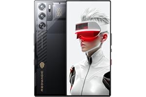 REDMAGIC 9S Pro 120Hz Gaming Smartfon, 5G Android Smartphone, 16GB RAM+512GB ROM, Snapdragon 8 Gen 3, 6.8" AMOLED FHD Ekran, FHD Gaming Telefon, 50MP Kamera, 80W Ładowarka, Dual-Sim, NFC Przezroczysty