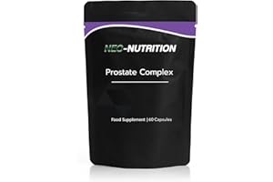 NEO-NUTRITION Prostate Complex Capsules - Premium Prostate Formula with Pumpkin Seed & Stinging Nettle, Green Tea, Zinc and others Supports Prostate Health & Hormonal Balance, Non-GMO, Gluten-Free, 60 Capsules, 30-