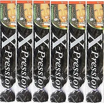 x-pression ultra braid 6 pack 1b
