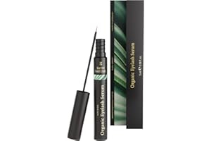 Satin Naturel Sérum Pestañas y Cejas 2.0 – Sérum de Crecimiento 100% Vegano con Aceite de Ricino, Aloe Vera, Biotina, Ácido Hialurónico y Vitamina C – Pestañas Más Fuertes, Largas y Espesas