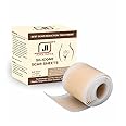 JOICE IMPEX Silicone Scar Tape for Surgical Scars - 60" x 1.6" Roll - Extra Long Scar Sheets for C-Section, Tummy Tuck, Keloid, and Surgical Scars - Reusable Medical Grade Silicone Scar Tape