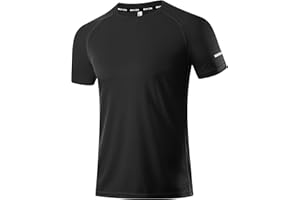 Boyzn 1, 3, 5 or 7er Pack Sport Tshirts Herren Kurzarm T-Shirts Funktionsshirt Laufshirt Schnelltrocknend Atmungsaktive Sport Shirt Sommer Fitnessshirt Trainingsshirt für Running Workout Bodybuilding