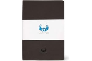 Leda Art Supply - Mittelgroßes Premium-Skizzenbuch - Reißfest & Verlaufsicher - 21 x 14 cm - 160 Seiten