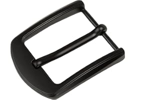 KERTZ Mens Belt Buckle Brushed Metal Buckle 1.5 Inches (38-40 mm) Belt Buckle Single Prong Square Replacement Buckle