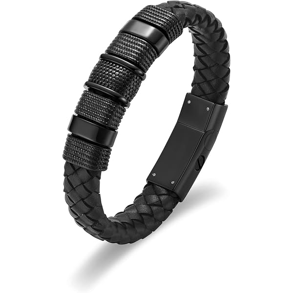 Cremation Bracelet For Ashes – Genuine Leather With Stainless Steel Magnetic Clasp, Memorial Keepsake Jewelry - View #8