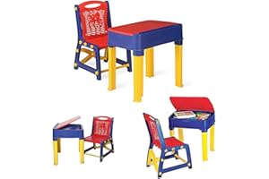 Elex® Children Study Table and chair Kids Study table Desk toddler chair furniture study chair and desk for children boys and girls gift set