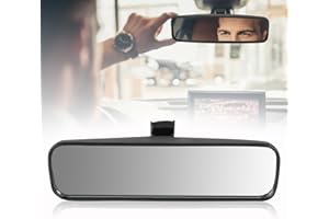 WODHMIEY Espejo Retrovisor Interior Coche Compatible con Peugeot 106/206/306 y Citroën Dispatch | Sustitución de construcción sólida en ABS+Cristal con Número OEM 814842