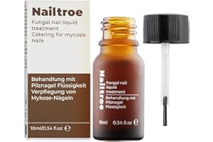 Micosi Unghie Piede Trattamento Nailtroe Fungal Nail Liquid, Antimicotico Professionale per Onicomicosi, Rinforzante Unghie, Elimina Funghi, Azione Rapida, 10ml