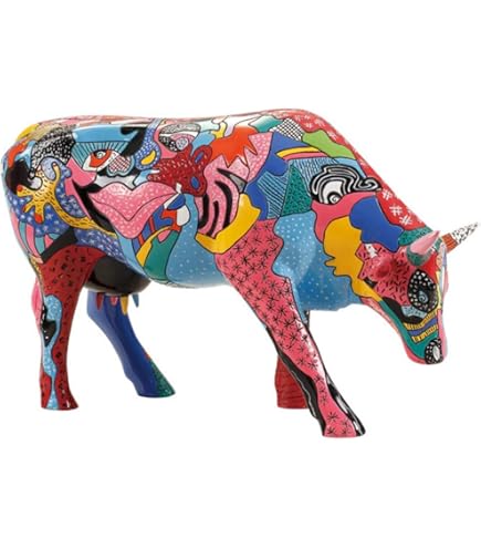 CowParade Happy Birthday To Moo! (medium ceramic) : Amazon
