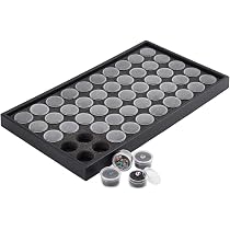 6Pcs Boîte De Rangement Pour Diamants, 4 Cm Vitrine De Pierres