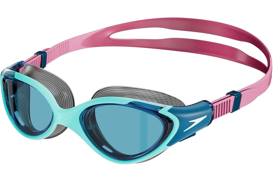 Speedo Mujer Gafas de Natación Biofuse 2.0 | Diseño Femenino | Mecanismo de Ajuste Patentado | Antivaho | Sin Goteos | Ajuste
