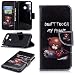 Produktbild HopMore Huawei Y6 2018 / Honor 7A Hülle Leder Silikon mit Kartenfach Magnetisch Klappbar 3D Muster Vintage DesignBumper Ledertasche Standfunktion Holster Bookstyle Schutzhülle Handyhülle Tasche Cover Case für Huawei Y6 2018 / Honor 7A -- Süßer Bär