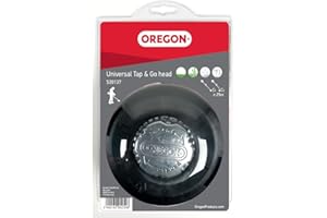 Oregon Boltless Tap and Go Bump Feed 130mm Universal Strimmer Head, Trimmer Head for Grass, Weeds & Thick Vegetation, Fits Most Straight Strimmer Models, such as Stihl, Bosch, Ryobi, Worx and More