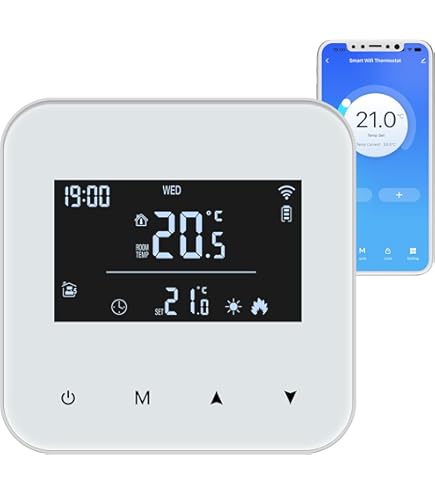 Quality Heating Draadloze Programmeerbare Thermostaat RF-OPTIMA Inclusief PLUG In Ontvanger Penaarde Be