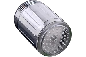 XUPHINX RGB Color Changing Temperature Sensor Faucet Intelligent Water Nozzle Head Tap