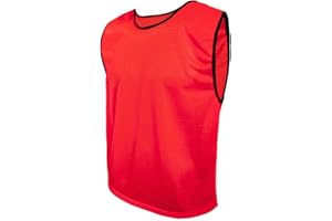 SPORTSBIBS Fußball Leibchen für Kinder und Erwachsene, Markierungshemd/Trainingsleibchen, ohne Logo, Team-Spiel Bibs, Kennzeichnungshemd Herren Damen Senioren Junioren, 8 Farben