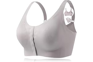 CYTMTZGA Reggiseno mastectomia chiusura anteriore reggiseno chirurgico senza cuciture con tasca protesi per protesi mammarie forme del seno