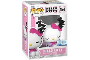 Funko Pop! Sanrio: Hello Kitty Sleeping - Exklusivt Amazon - Samling Vinylfigur - Presentidé - Officiell Merchandising - Leks