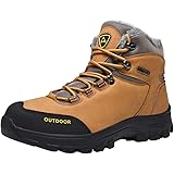 SPSHOOS Winterschuhe Herren Warm Gefütterte Trekking Wander Stiefel Wasserdicht Winterstiefel Rutschfest Wanderschuhe