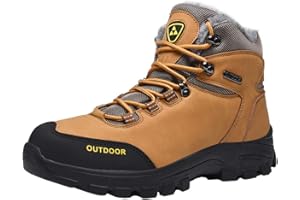 SPSHOOS Botas De Invierno Hombre Botas De Nieve Impermeables Botas De Senderismo Cálidas Botas De Trekking Antideslizantes