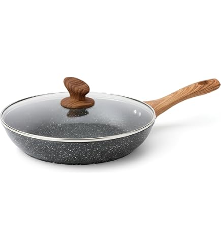 Russell Hobbs Combo-8694 - Set di 10 padelle antiaderenti resistenti, adatte a induzione, ad alte prestazioni, facili da pulire, sicure per metallo, poco olio, 20/24/28 cm, collezione Shield