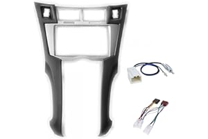 SOUND WAY Sound-way Kit Montaggio Autoradio, Mascherina 2 DIN con Bande compatibile con Toyota Yaris, Vits, Platz 2005-2010