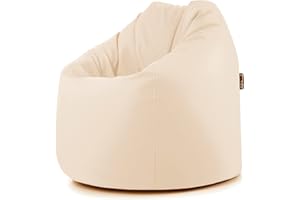 EXTROITALY TERA - Pouf Poltrona (78x78cm, H.93) Puffo per Sedersi in Ecopelle con Cuciture Rinforzate, Poltroncine da Salotto e Giardino Adatte per Interno ed Esterno, Antimacchia e Idrorepellente