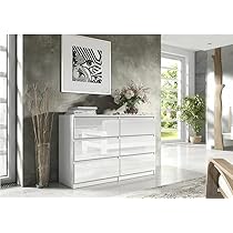 Cassettiera 6 Cassetti 120 Cm Demi - Moderna E Compatta Per Camera O Ufficio - Foto 6