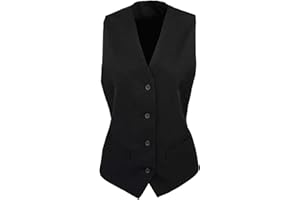 123t Premier PR623 Women's lined polyester waistcoat Blank Plain