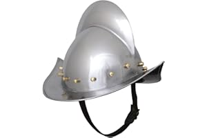 Battle-Merchant Morion Casque de ski allemand – Moyen-Âge – LARP – Landsknecht