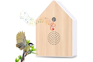 AVCXEC Vogelgezwitscher Bewegungsmelder, Vogelgezwitscher Box Toilette Bewegungsmelder Naturgeräusche Box mit Wandhalterung Soundbox Naturgeräuschebox Vogel Gesang für Bad Spa Gäste WC und Entspannung