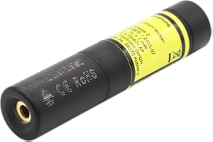 LASERFUCHS Punktlasermodul röd 650 nm 1 mW inklusive batteri - 70105643