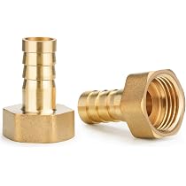 🔧 3er-Pack Messing Schlauchtülle 1/2 Zoll (12mm) – Robuste Schlauchverbinder Für Garten, Sanitär & Heizung 🚿💦