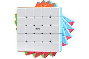 XMDCuber QY Toys Speed Cube 5x5 Stickerless, Magic Cube 5x5x5 Puzzle, Professional Smooth 62 mm Suitable for All Players