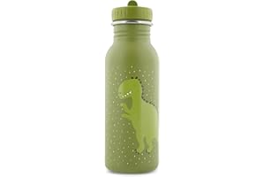 Trixie - Gourde pour Enfants en Acier Inoxydable 500ml - Mr. Dino (Dinosaure)