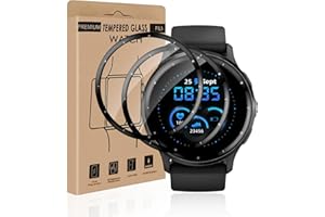 REROXE 2 Stück für Panzerglas für Garmin Venu 3 Schutzfolie, Volle Abdeckung Anti-Kratzer Garmin Venu 3 Folie, High Definition Touch Sensitive Bläschenfrei Displayschutzfolie für Garmin Venu 3
