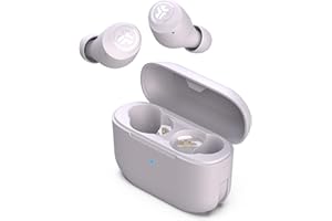 JLab Go Air Pop True Wireless Earbuds, In Ear Headphones, Bluetooth Earphones, Ear Buds with 32H Playtime, Bluetooth Earbuds with Microphone, USB Charging Case, Dual Connect, EQ3 Sound, Lilac