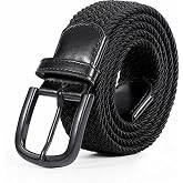 Deribond Men's Belt Braided Elastic Stretch Feature